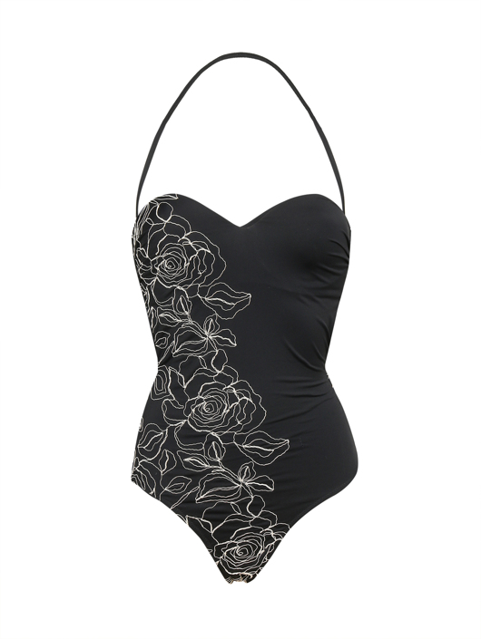 Ermanno Scervino Купальник слитный с вышивкой