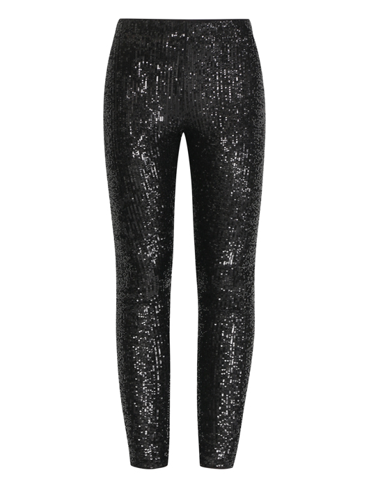 Weekend Max Mara Леггинсы на резинке с пайетками