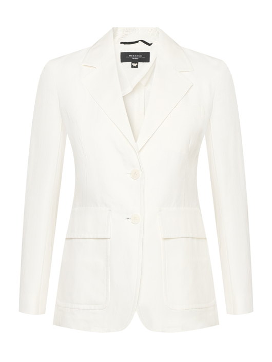 Weekend Max Mara Жакет из хлопка и льна с накладными карманами