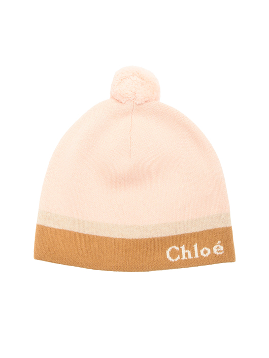Chloe Шапка из хлопка с логотипом