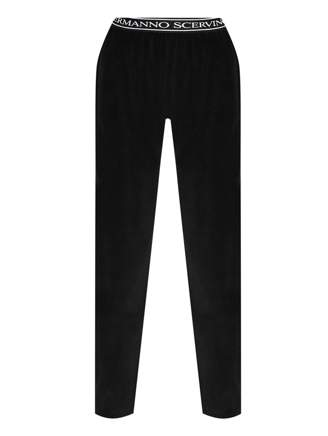 Ermanno Scervino Junior Брюки из хлопка на резинке