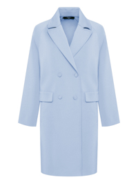 Weekend Max Mara Двубортное пальто из трикотажа