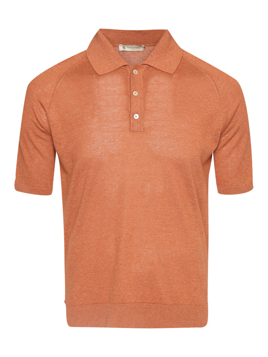 Piacenza Cashmere Поло из шелка и льна