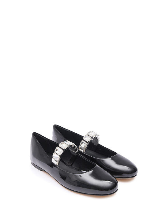 Casadei Лакированные балетки с декором