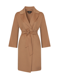 Weekend Max Mara Пальто из шерсти с поясом