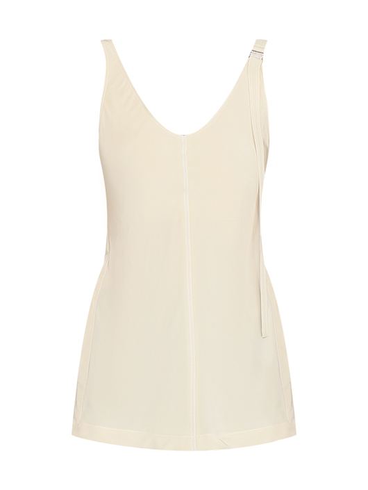 Sportmax Топ из текстиля с разрезами