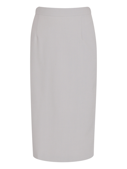 Alberta Ferretti Юбка из шерсти с разрезом