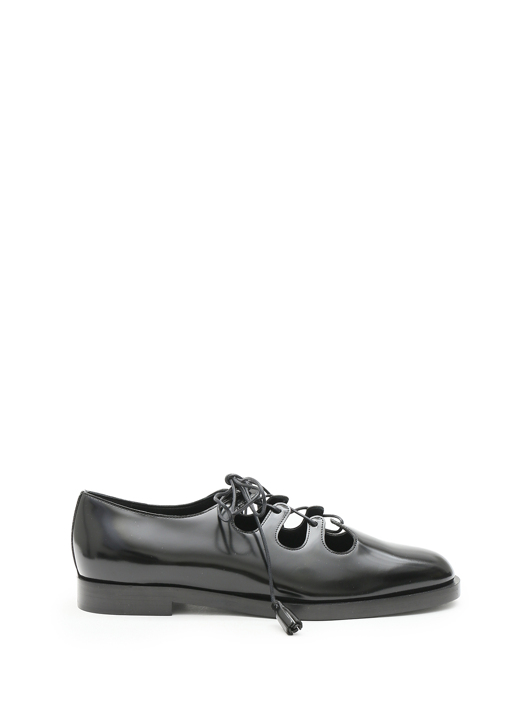 Max Mara Туфли из кожи на шнуровке