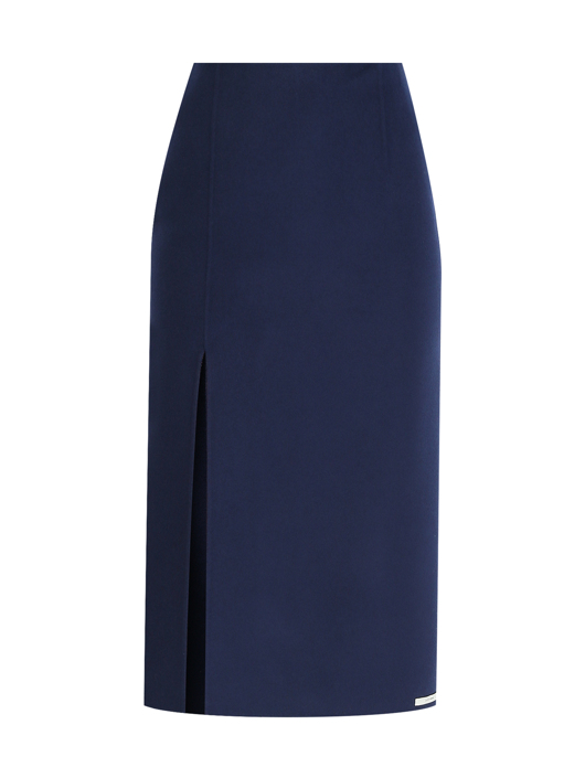 Sportmax Юбка из шерсти с разрезом