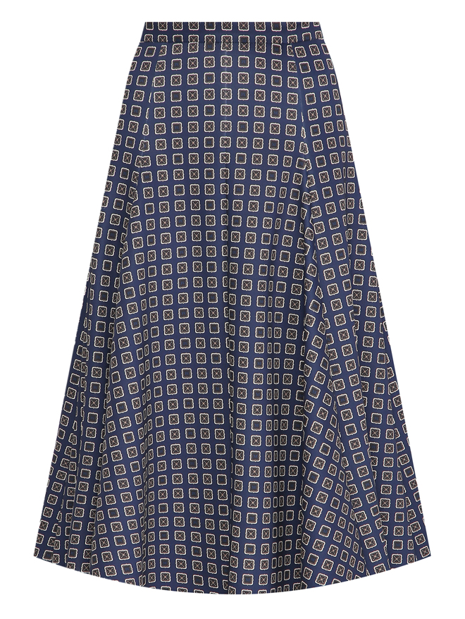 Max Mara Юбка-миди с узором