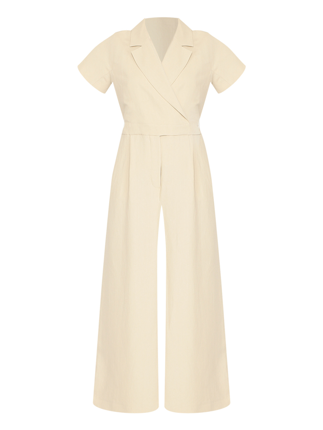 Weekend Max Mara Комбинезон с поясом и карманами