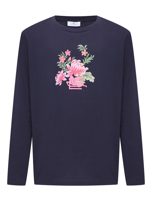 Etro Футболка с длинным рукавом из хлопка
