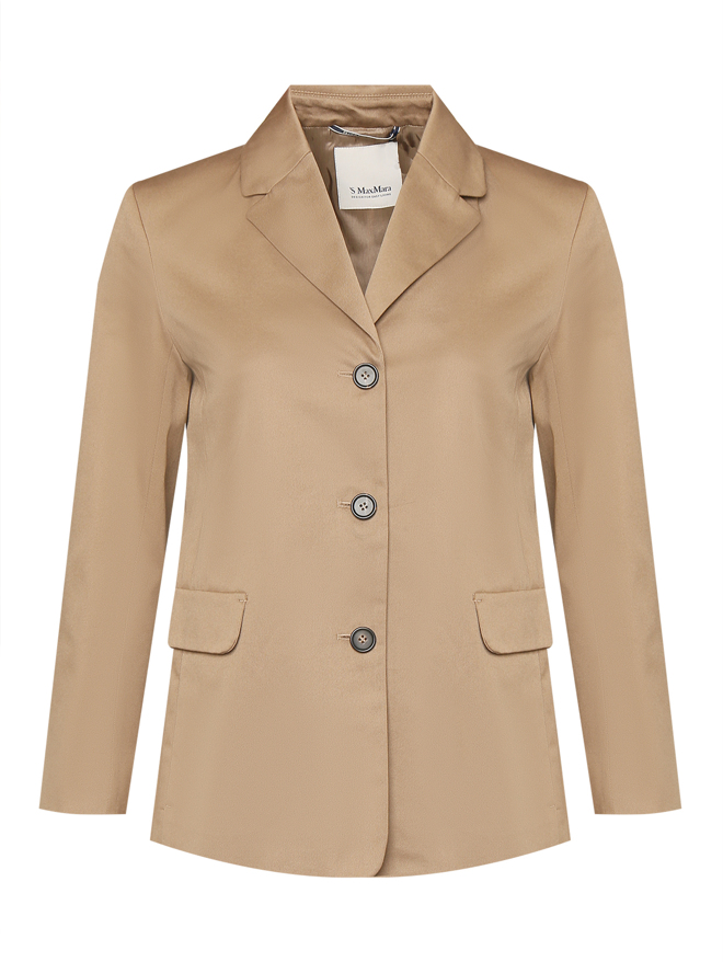 Max Mara Жакет из хлопка однотонный