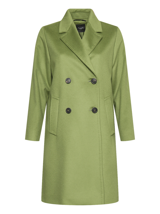 Weekend Max Mara Двубортное пальто из шерсти