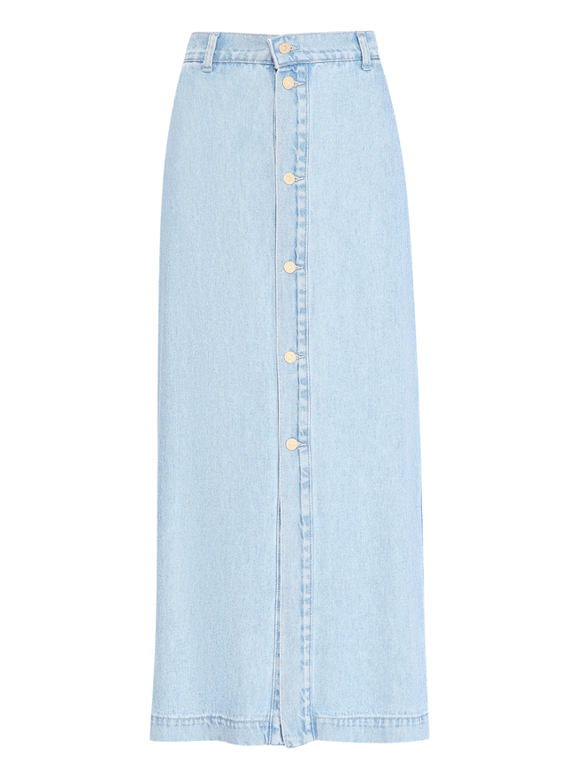 7 For All Mankind Джинсовая юбка из лиоцелла