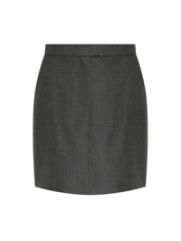 Max Mara Мини-юбка из шерсти однотонная