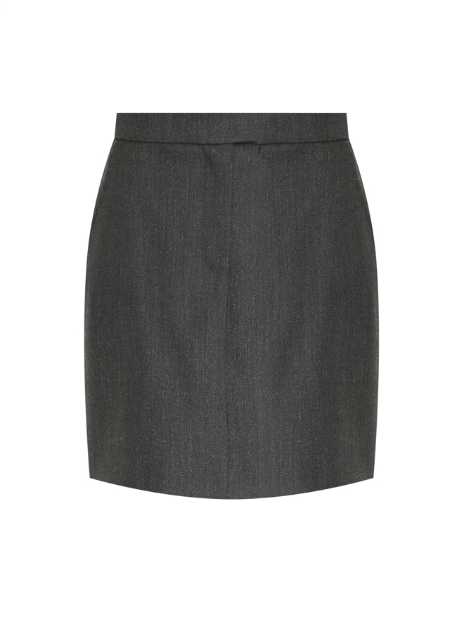 Max Mara Мини-юбка из шерсти однотонная