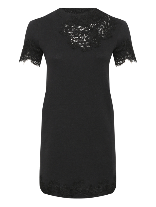 Ermanno Scervino Мини-платье из хлопка и шерсти