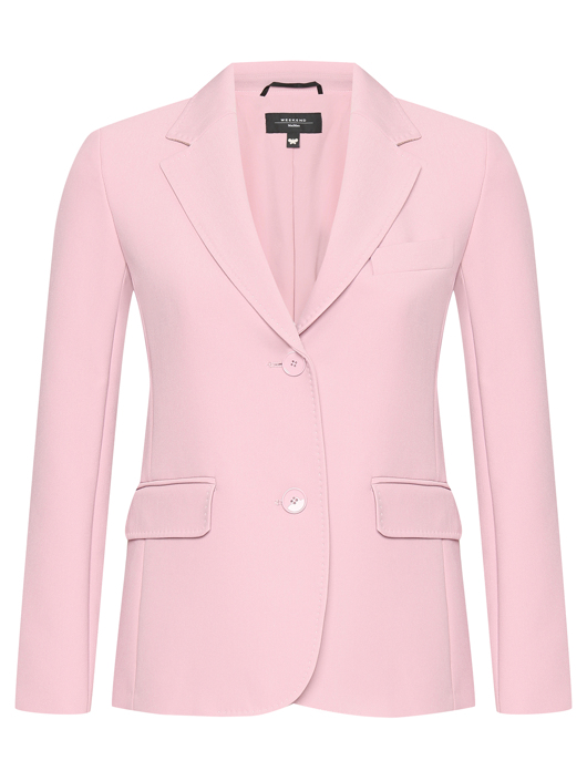 Weekend Max Mara Однобортный жакет с отстрочкой