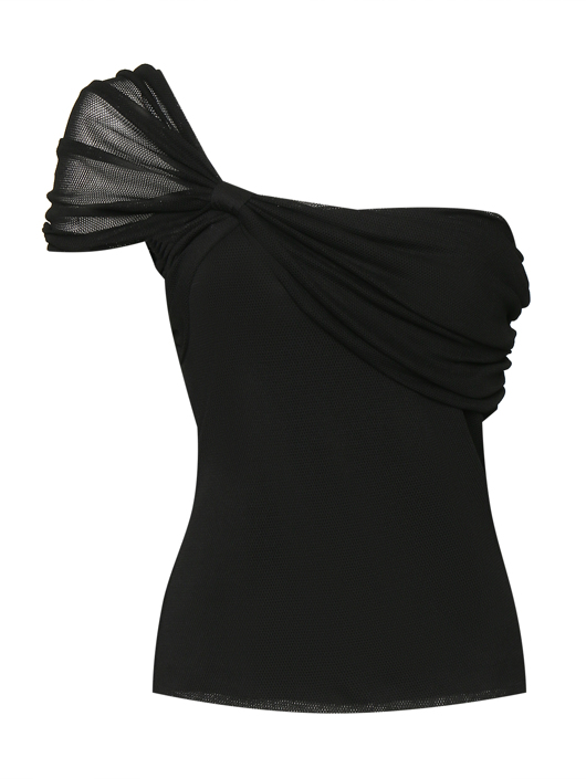 Max Mara Топ из текстиля на одно плечо