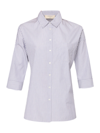 Weekend Max Mara Рубашка из хлопка в полоску с карманом