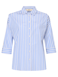 Weekend Max Mara Рубашка из хлопка в полоску с карманом