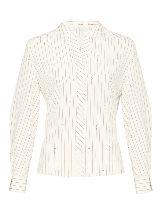 Laurel Блуза из шелка с узором "Полоска"