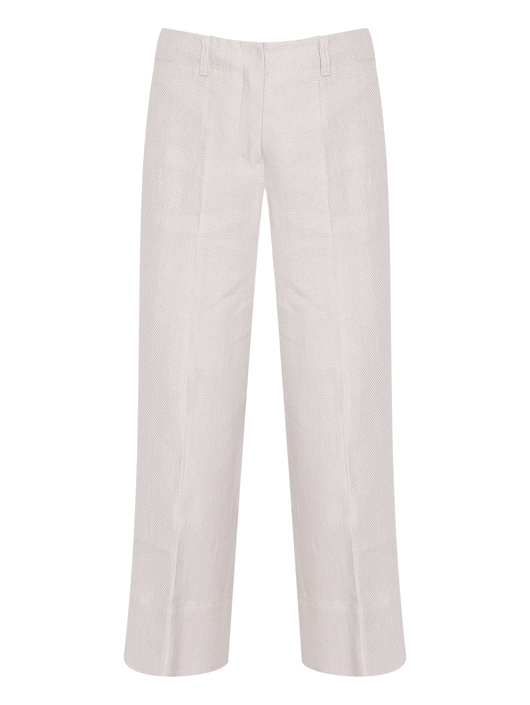 Max Mara Укороченные брюки из смешанного льна