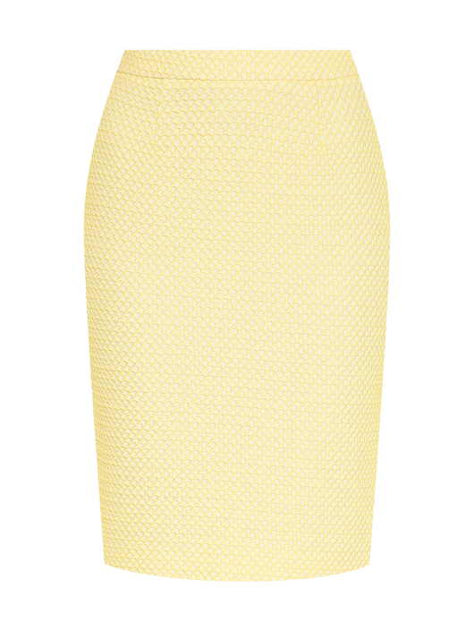 Moschino Boutique Трикотажная юбка из фактурной ткани
