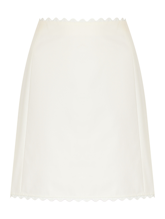 Moschino Cheap&Chic Юбка из хлопка с декоративной отделкой