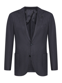 LARDINI Однобортный пиджак из шерсти