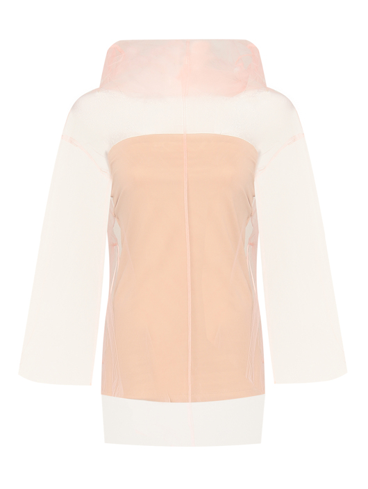 Sportmax Блуза из фатина свободного кроя