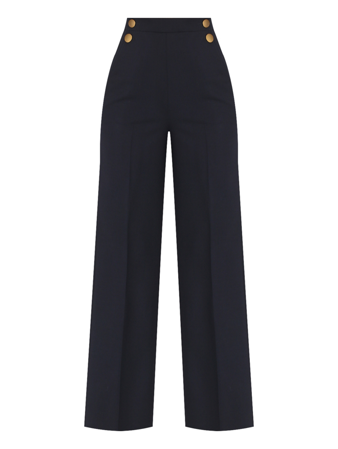 Max Mara Брюки из шерсти с карманами