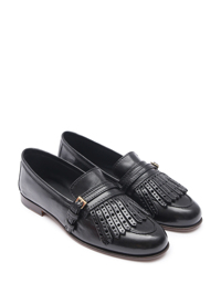 Ermanno Scervino Кожаные лоферы с бахромой