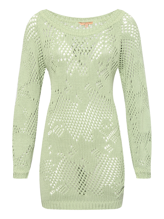 Ermanno Scervino Джемпер из хлопка крупной вязки