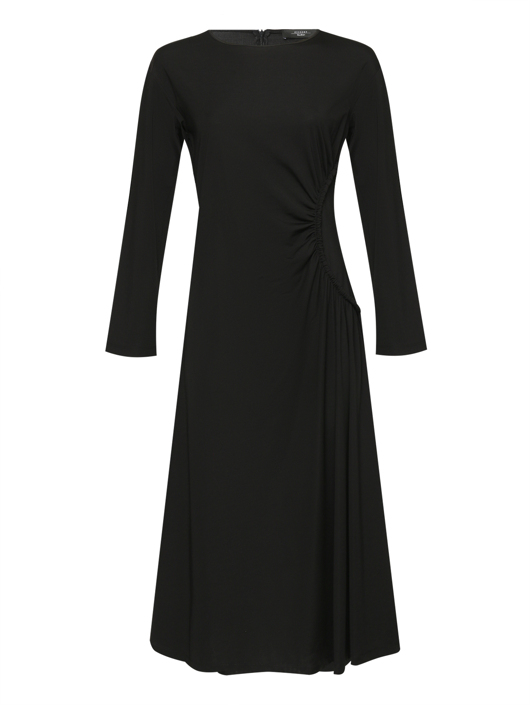 Weekend Max Mara Трикотажное платье-миди с драпировкой