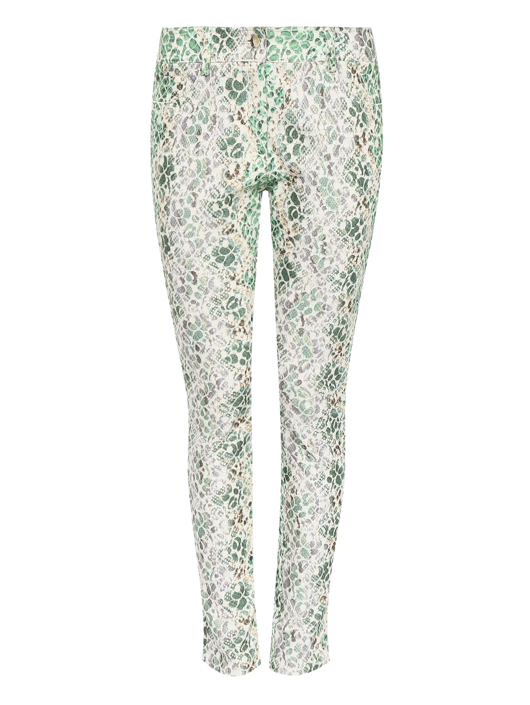 Ermanno Scervino Брюки из хлопка с цветочным узором