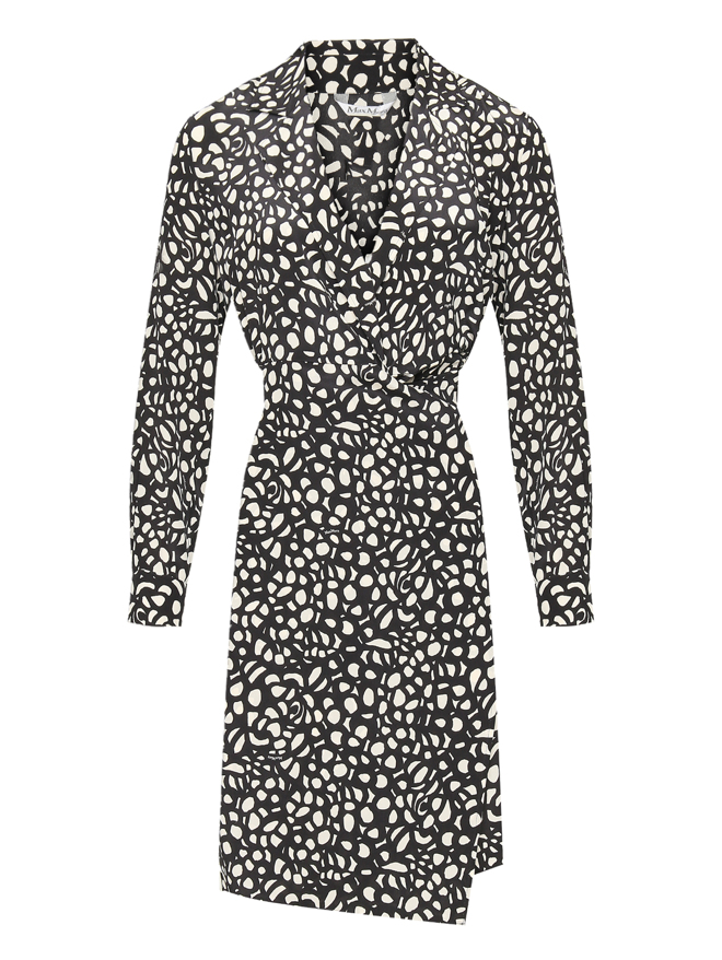 Max Mara Платье из шелка с узором