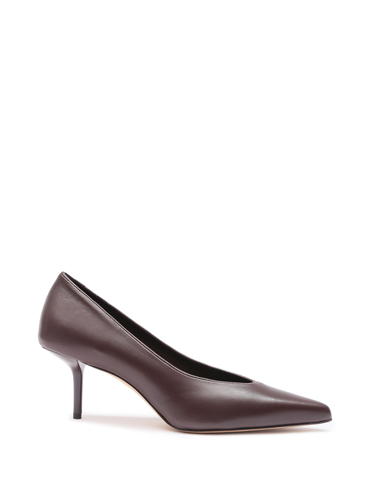 Max Mara Туфли из кожи с острым мысом