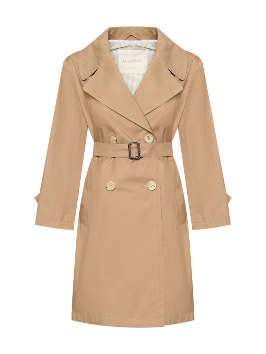 Max Mara Тренч из хлопка с поясом