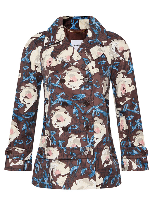 Moschino Плащ двубортный