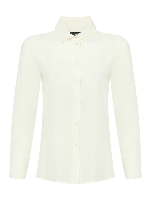 Weekend Max Mara Однотонная блуза из шелка