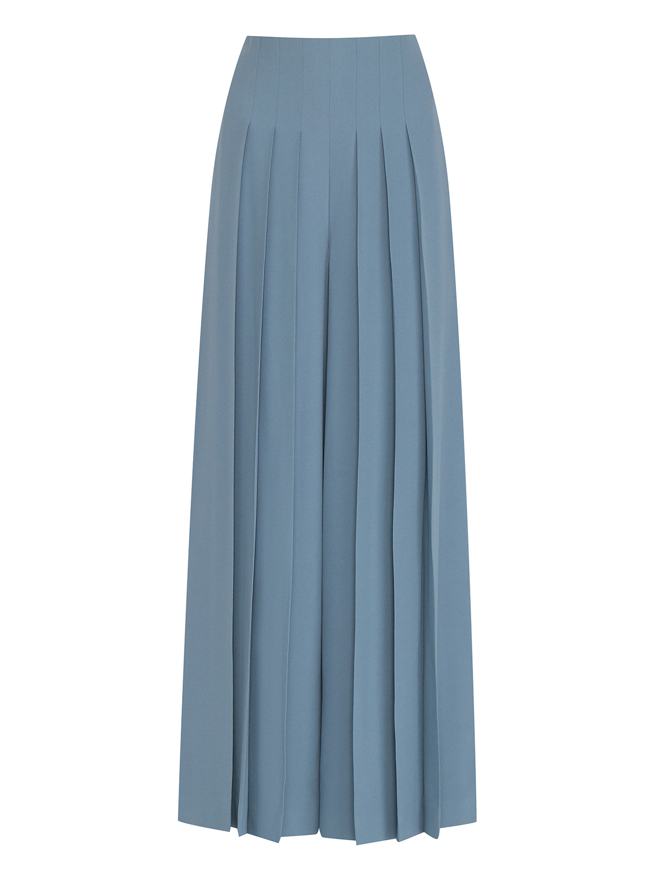 Alberta Ferretti Широкие брюки со складками