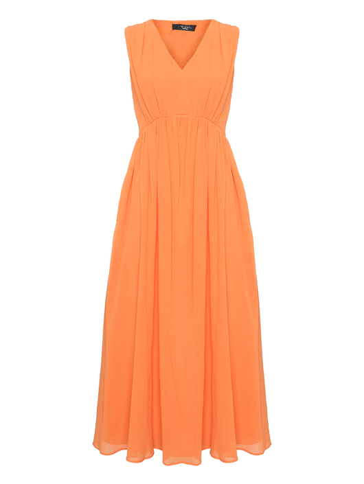 Weekend Max Mara Платье из хлопка с V-образным вырезом