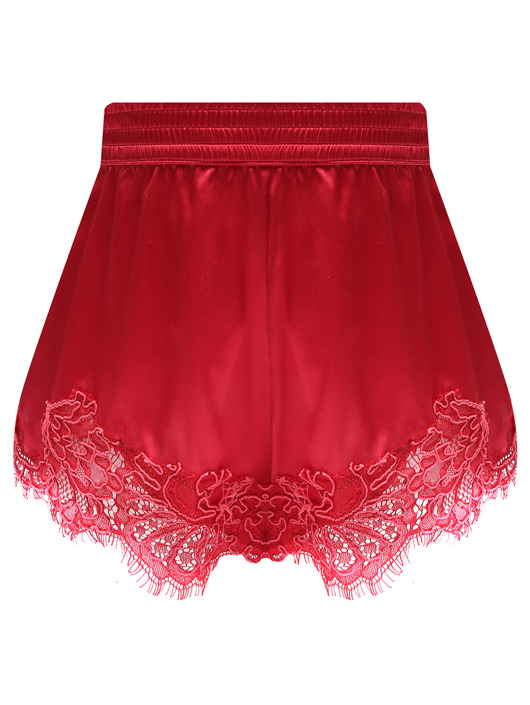 Ermanno Scervino Шорты из шелка с кружевом