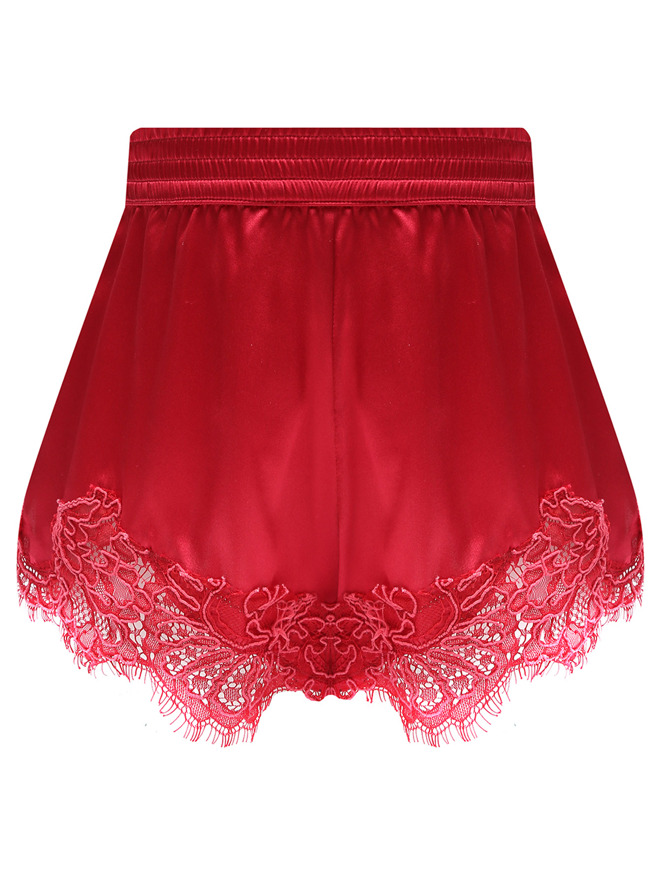 Ermanno Scervino Шорты из шелка с кружевом