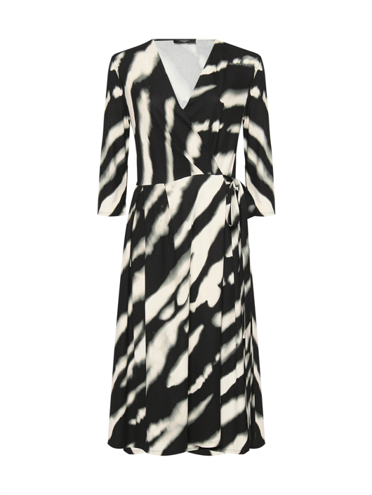 Weekend Max Mara Трикотажное платье-миди с узором