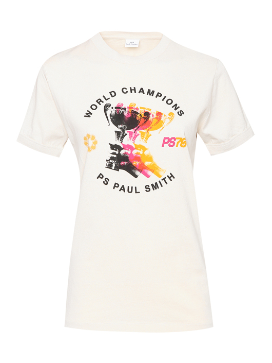 Paul Smith Футболка из хлопка с принтом