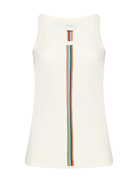 Paul Smith Майка из хлопка в рубчик