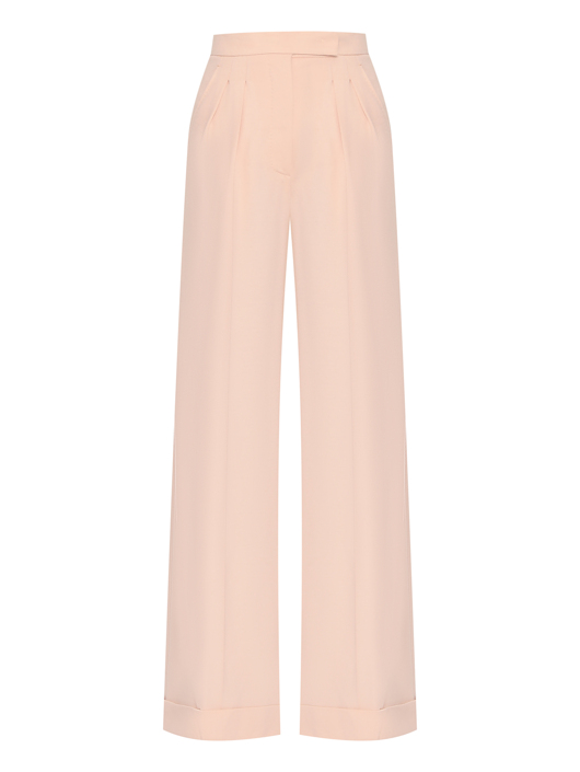 Max Mara Брюки-палаццо с подворотом